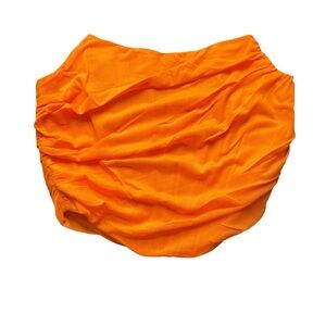 Fashion Nova Vibrant Orange Crop Top SZ M